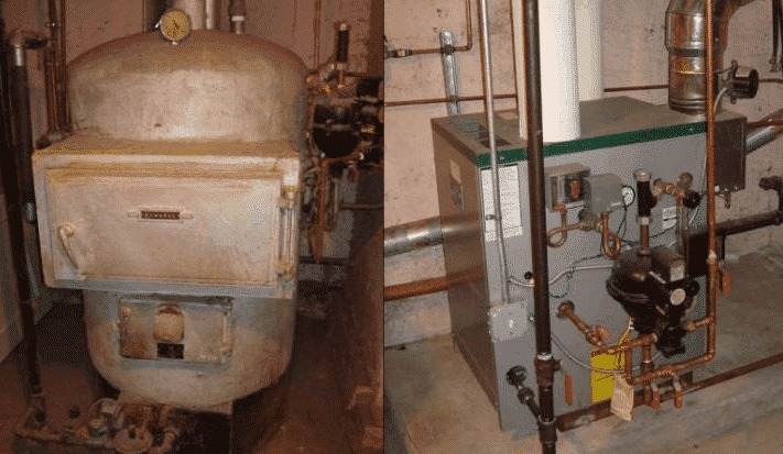 Replacing hot water boiler in your home with government program