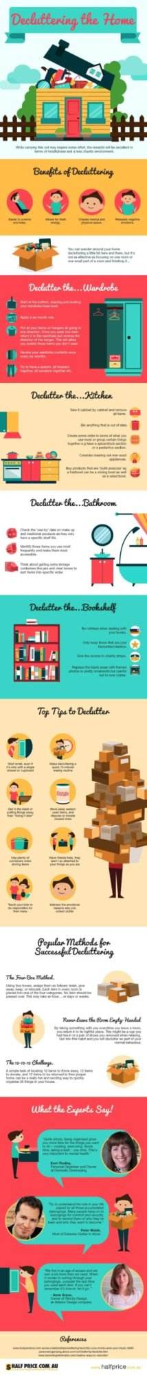 28 Awesome Tips on How To Declutter your Home (Infographic) questions to ask when viewing