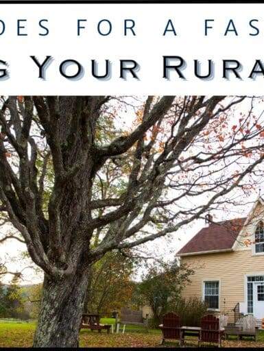 Selling your rural home
