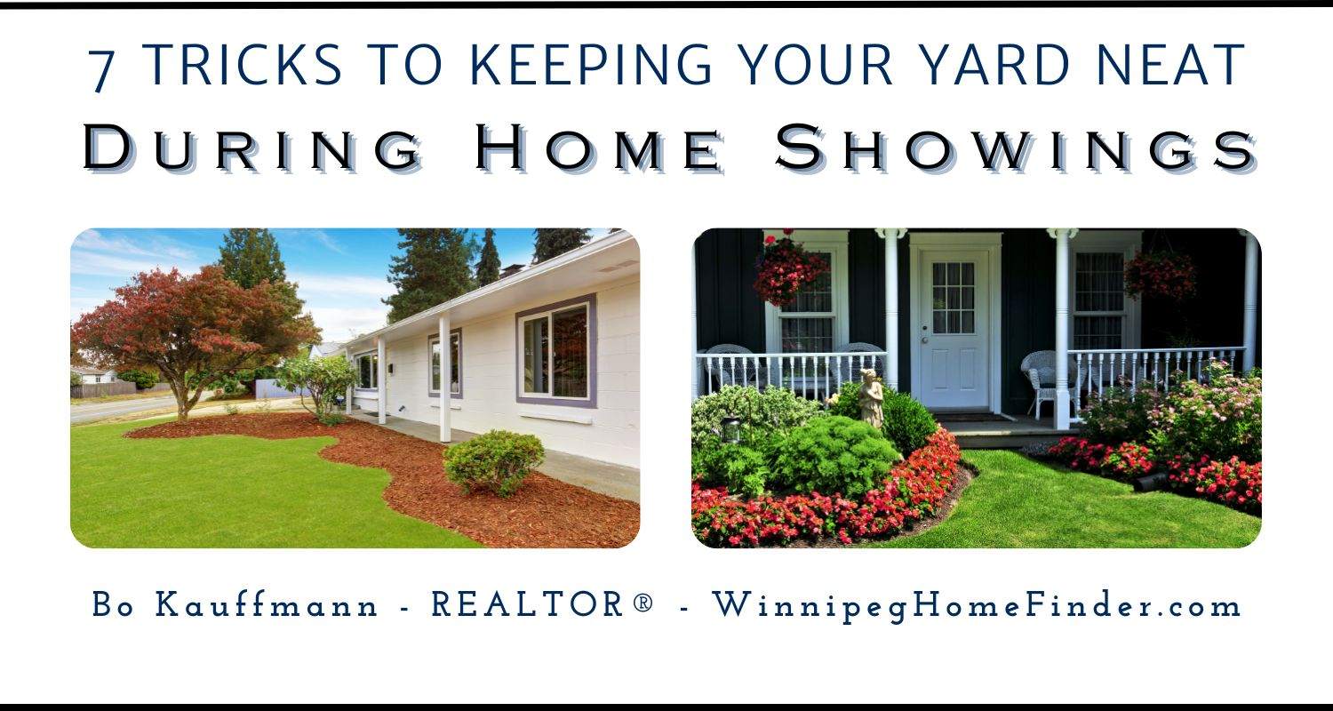 Keeping Your Yard Neat During Showings mortgage lender pre-approval